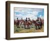 Soldiers on Horseback-Jean-Louis Ernest Meissonier-Framed Giclee Print