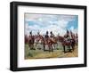 Soldiers on Horseback-Jean-Louis Ernest Meissonier-Framed Giclee Print