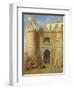 Soldiers Outside a Fortified Castle-Michele Giambono-Framed Giclee Print