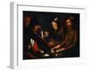 Soldiers Playing Cards, 17th Century-Georges de La Tour-Framed Giclee Print