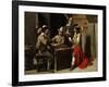 Soldiers Playing Cards-Louis Le Nain-Framed Giclee Print