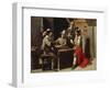 Soldiers Playing Cards-Le Nain-Framed Giclee Print