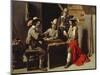 Soldiers Playing Cards-Le Nain-Mounted Giclee Print