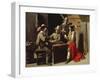 Soldiers Playing Cards-Le Nain-Framed Giclee Print