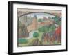 Soldiers Playing Dice before the City of Caesarea, Miniature from the Historia by William of Tyre-null-Framed Giclee Print