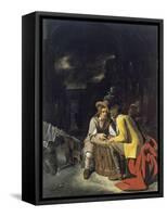 Soldiers Playing Dice-Michiel Sweerts-Framed Stretched Canvas