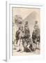 Soldiers Pose, Sphinx-null-Framed Photographic Print