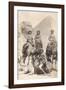 Soldiers Pose, Sphinx-null-Framed Photographic Print