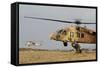 Soldiers Practice External Cargo Mounting on a Uh-60 Yanshuf of the Israel Air Force-Stocktrek Images-Framed Stretched Canvas