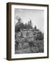 Soldiers Receiving Signal at Signal Tower-Timothy H. O'Sullivan-Framed Photographic Print