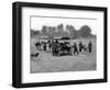 Soldiers Running Ambulance Drill, Civil War-Lantern Press-Framed Art Print