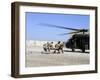 Soldiers Rush a Simulated Casualty to a UH-60 Blackhawk Helicopter-Stocktrek Images-Framed Photographic Print