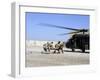 Soldiers Rush a Simulated Casualty to a UH-60 Blackhawk Helicopter-Stocktrek Images-Framed Photographic Print