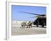 Soldiers Rush a Simulated Casualty to a UH-60 Blackhawk Helicopter-Stocktrek Images-Framed Photographic Print