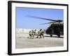 Soldiers Rush a Simulated Casualty to a UH-60 Blackhawk Helicopter-Stocktrek Images-Framed Photographic Print