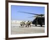 Soldiers Rush a Simulated Casualty to a UH-60 Blackhawk Helicopter-Stocktrek Images-Framed Photographic Print