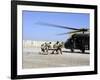 Soldiers Rush a Simulated Casualty to a UH-60 Blackhawk Helicopter-Stocktrek Images-Framed Photographic Print