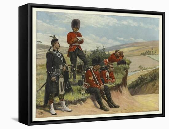 Soldiers Watch and Wait-null-Framed Stretched Canvas