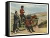 Soldiers Watch and Wait-null-Framed Stretched Canvas