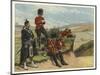 Soldiers Watch and Wait-null-Mounted Giclee Print