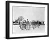 Soldiers with Cannon, Civil War-Lantern Press-Framed Art Print