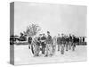 Soldiers with Cannon, Civil War-Lantern Press-Stretched Canvas