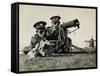 Soldiers with Gas Masks-null-Framed Stretched Canvas