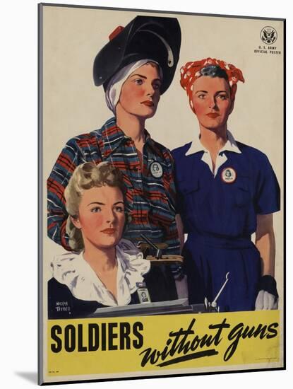 Soldiers without guns, 1944-Adolph Treidler-Mounted Giclee Print