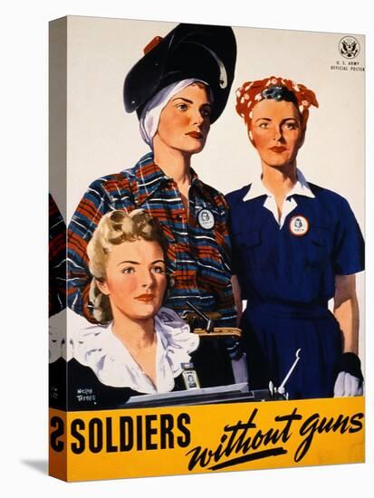 Soldiers Without Guns-Adolph Treidler-Stretched Canvas