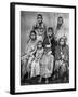 Soldiers Wives and Children of the 44th Gurkhas, 1896-Bourne & Shepherd-Framed Giclee Print