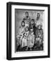 Soldiers Wives and Children of the 44th Gurkhas, 1896-Bourne & Shepherd-Framed Premium Giclee Print