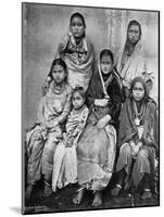 Soldiers Wives and Children of the 44th Gurkhas, 1896-Bourne & Shepherd-Mounted Giclee Print