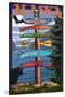 Soldotna, Alaska - Sign Destinations-Lantern Press-Stretched Canvas