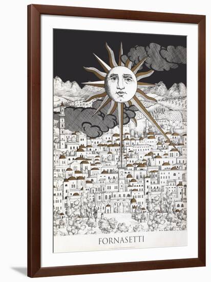 Sole A Geruslemme-Piero Fornasetti-Framed Premium Edition