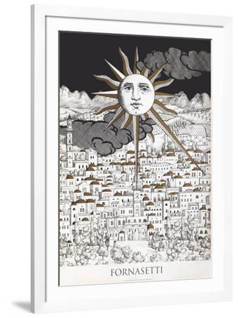 Sole A Geruslemme-Piero Fornasetti-Framed Premium Edition