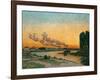 Soleil couchant a Ivry-sunset at Ivry, 1874 Canvas, 65 x 81 cm R. F.1951-34.-Jean-Baptiste-Armand Guillaumin-Framed Giclee Print