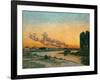 Soleil couchant a Ivry-sunset at Ivry, 1874 Canvas, 65 x 81 cm R. F.1951-34.-Jean-Baptiste-Armand Guillaumin-Framed Giclee Print