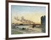 Soleil couchant à Ivry-Armand Guillaumin-Framed Giclee Print