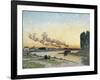 Soleil couchant à Ivry-Armand Guillaumin-Framed Giclee Print