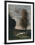 'Soleil Couchant', c1910-Jean-Baptiste-Camille Corot-Framed Premium Giclee Print