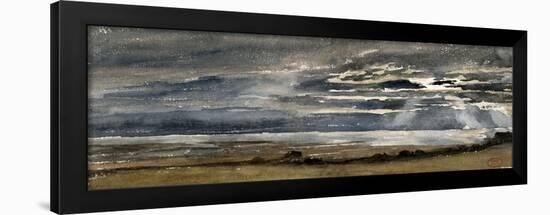 Soleil couchant, soir d''orage-Paul Huet-Framed Giclee Print