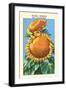 Soleil Double De Californie-null-Framed Art Print