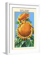 Soleil Double De Californie-null-Framed Art Print