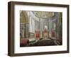 Solemn Celebration in Memory of Pope Pius IX, in St Peter's Basilica, Vatican City-null-Framed Giclee Print