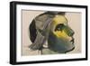 Solemn Head in Profile-Julio González-Framed Giclee Print