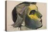 Solemn Head in Profile-Julio González-Stretched Canvas