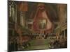 Solemn Inauguration of University of Ghent by the Prince of Orange in the Throne Room-Mattheus Ignatius van Bree-Mounted Art Print
