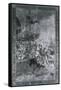 Solemn Joust on London Bridge, Late 15th Century-Richard Beavis-Framed Stretched Canvas