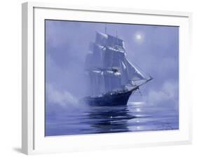 Solent'- Out of the Nightmist, 2009-James Brereton-Framed Giclee Print