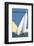 Solent Sailing - Dave Thompson Contemporary Travel Print-Dave Thompson-Framed Giclee Print